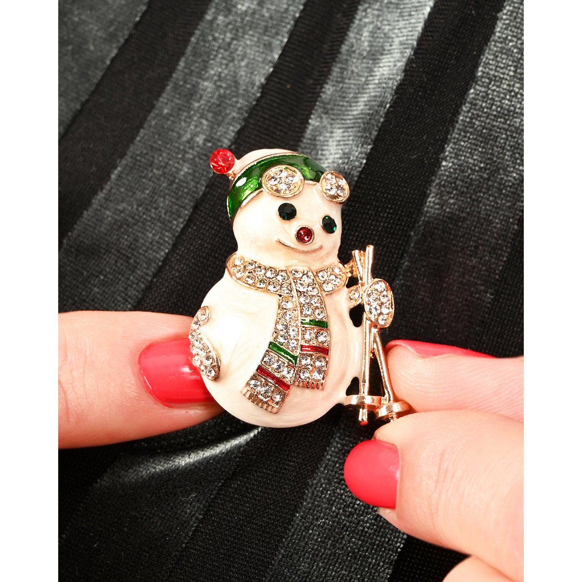 Brooch - Snowman