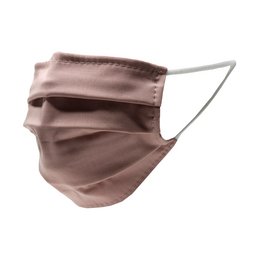 Washable face mask in old pink color with nose bar for added comfort and protection.