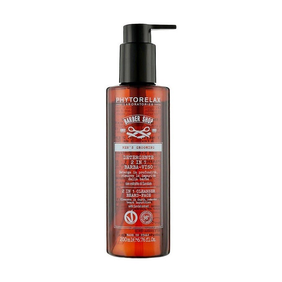 Środek oczyszczający 2 w 1 do mycia brody i twarzy - 200ml