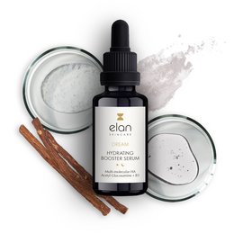 Hydrating booster serum with dream-like ingredients like cinnamon and vanilla. Nourishing formula to deeply hydrate and replenish skin.