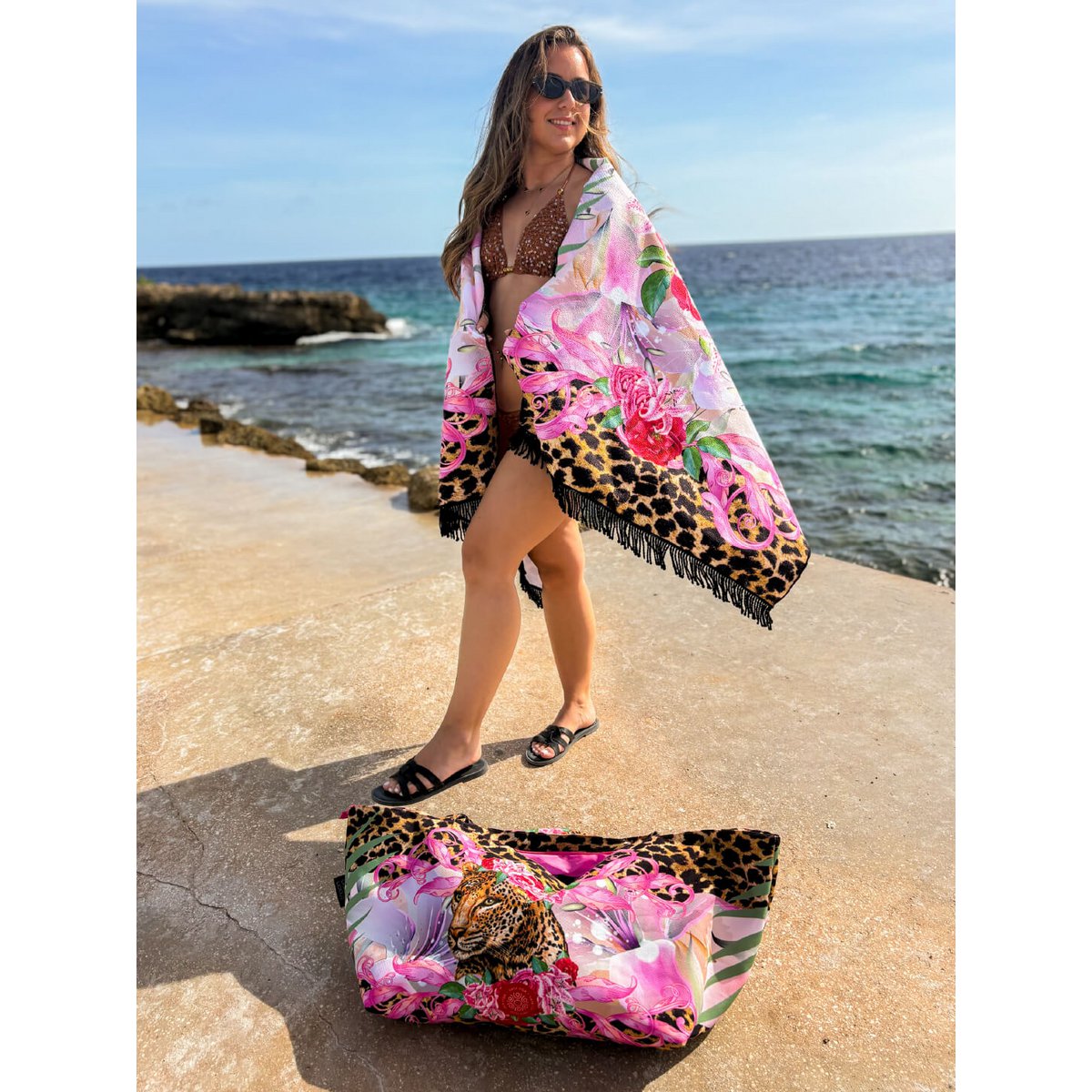 Beach Towel Lady Leo