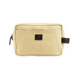 K0014GB | Beauty Case in Canvas/Genuine full-grain leather, flywheel. Color Rope/Testa Moro. Side handle. Zip closure. Dimensions: 24 x 15 x 9 cm. Packaging: Tnt bag