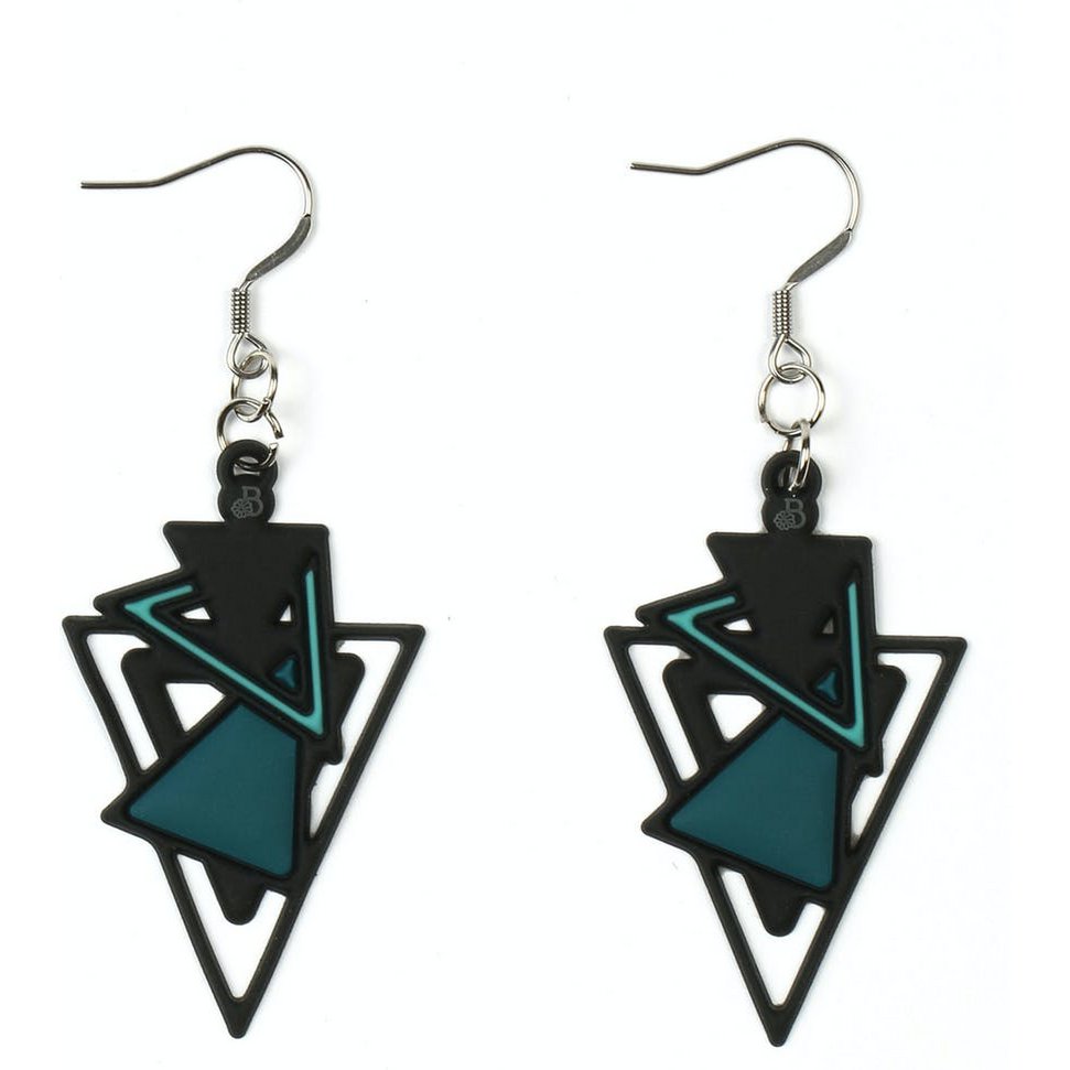 Pendientes Kheops Monocromo azul