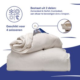 Ti Cate 90/10 Duck Donzen 4-sæson dyne