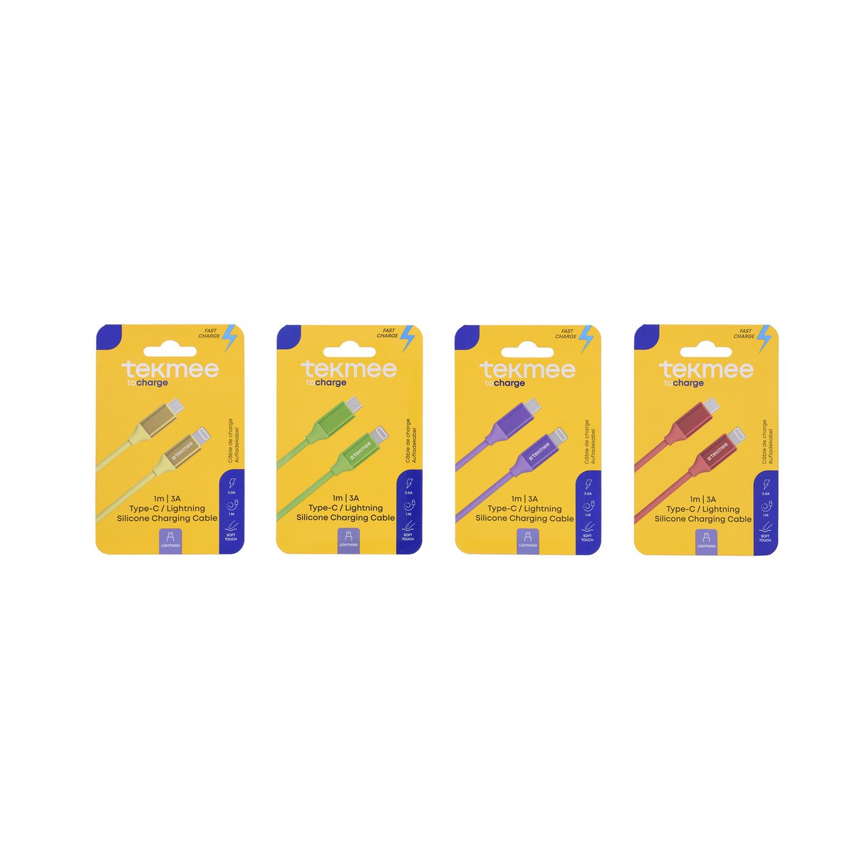 TEKMEE Silicone cable 1 meter TYPE C