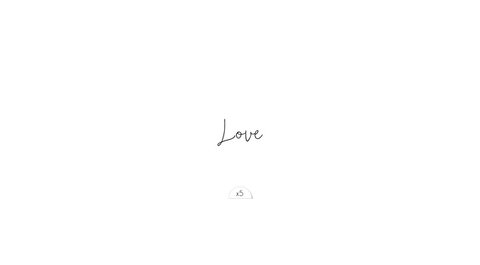 Temporary tattoo: Love