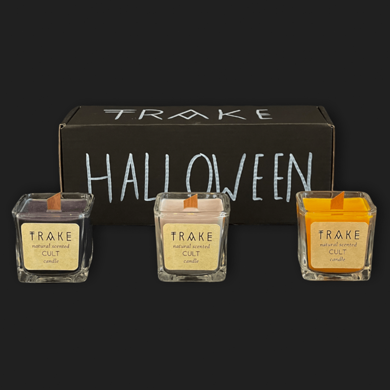 SET OF 3 DIFFERENT CANDLE SCENTS (LIMITED HALLOWEEN EDITION)