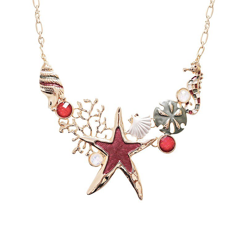 Collar marino esmaltado