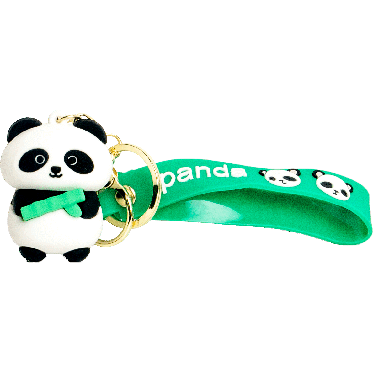 Edo Sleutelhanger Panda, 4.5x5cm, soft plastic, mix 12pcs