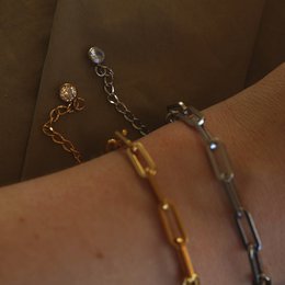 Beata - Box Chain Link Armbånd