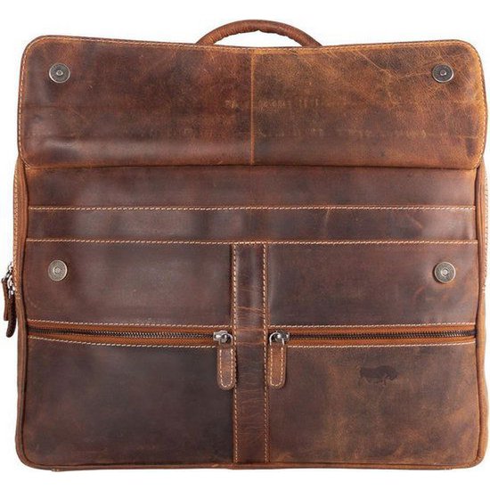 Arrigo Laptoptas 17 inch Cognac
