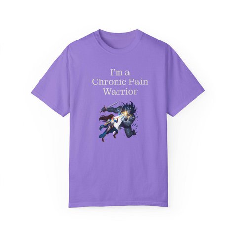 USA - Chronic Pain Warrior Unisex T -Shirt - Ermächtigung von T -Shirts für das Bewusstsein für das Gesundheitswesen