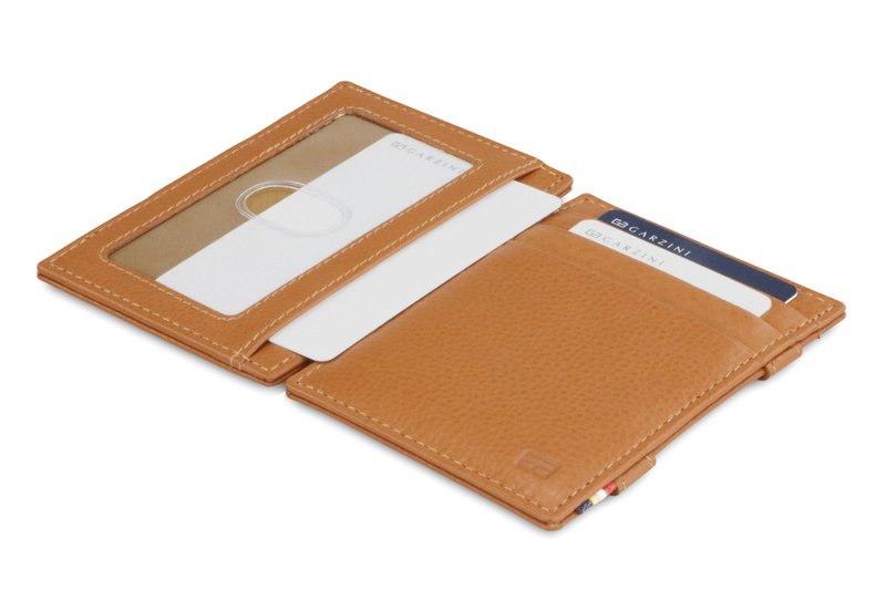 Portafoglio Essenziale ID Window Cognac Marrone