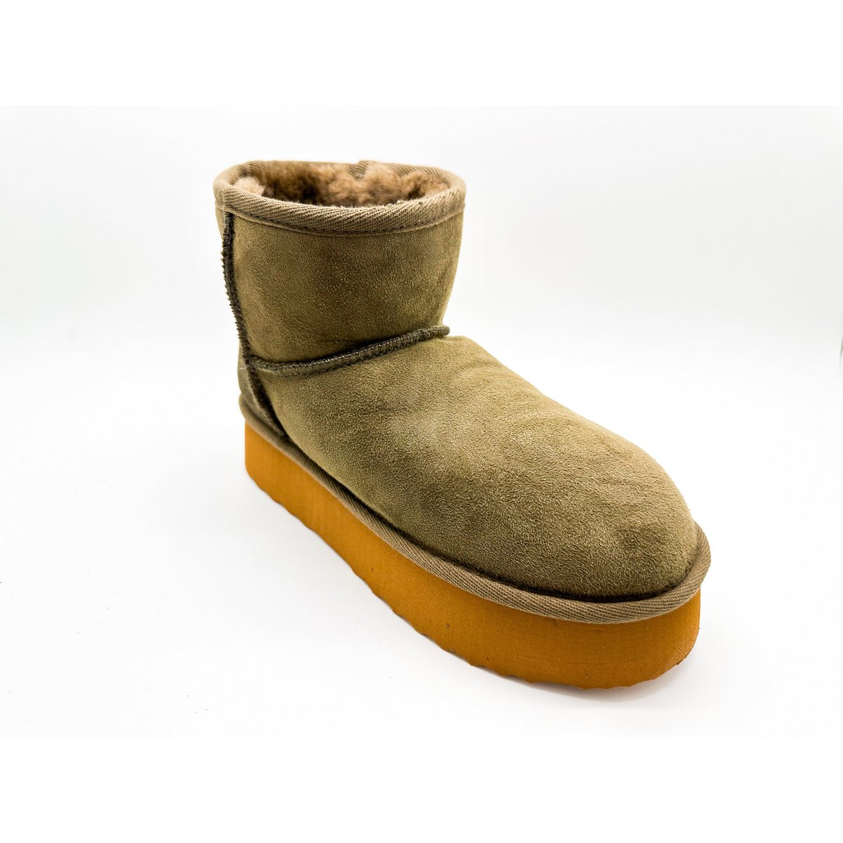 thies 1856 ® Platform Sheep Boots olive
