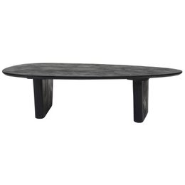 Coffee table Rudo 135 x 75 cm - Black Mango wood