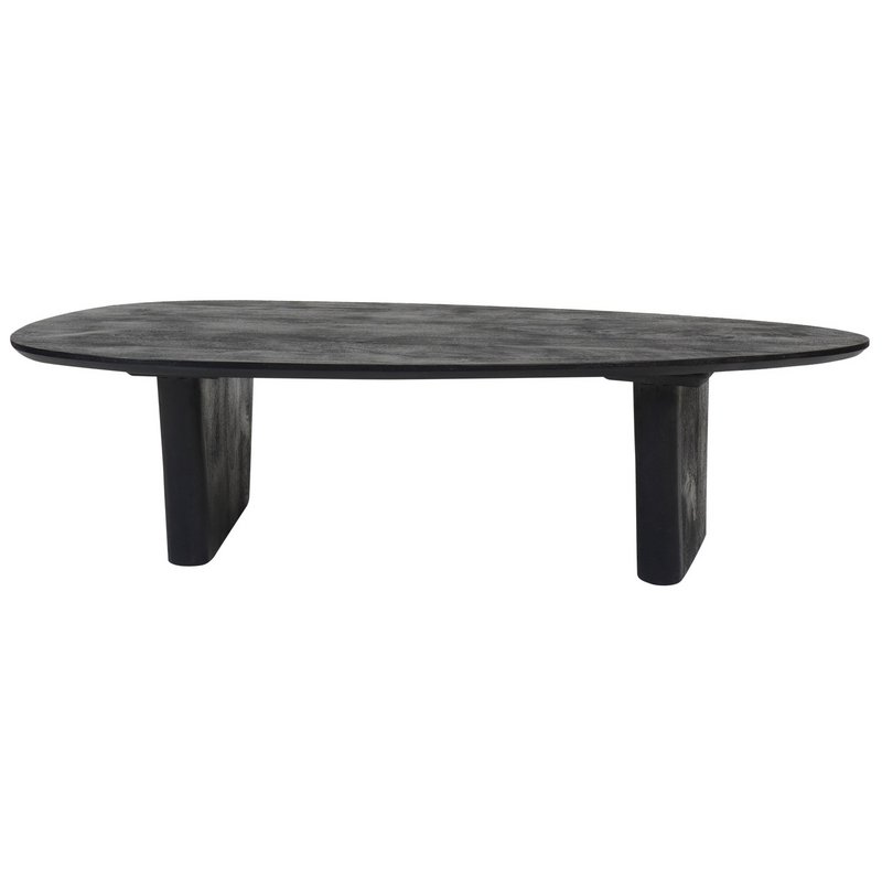 Coffee table Rudo 135 x 75 cm - Black Mango wood