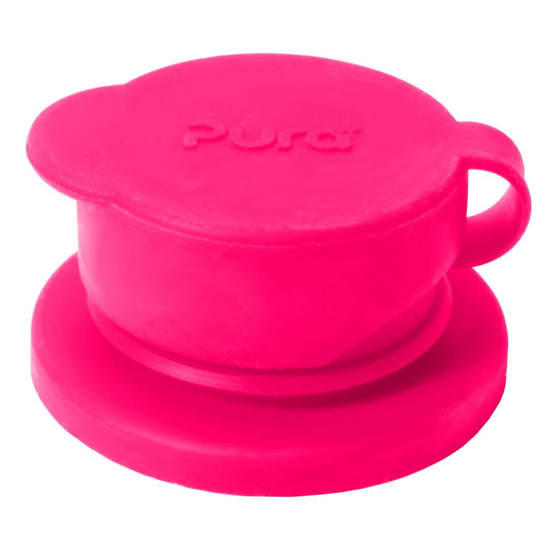 Pura sportfles 850 ml + pink swirl sleeve