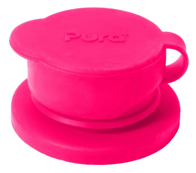 Pura sportsflaske 850 ml + pink swirl ærme