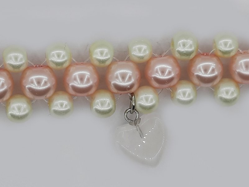 %2351 Pearl crystal bracelet
