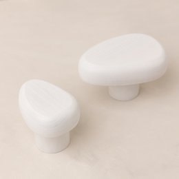 Wandhaak DROP | zwart, wit, hout