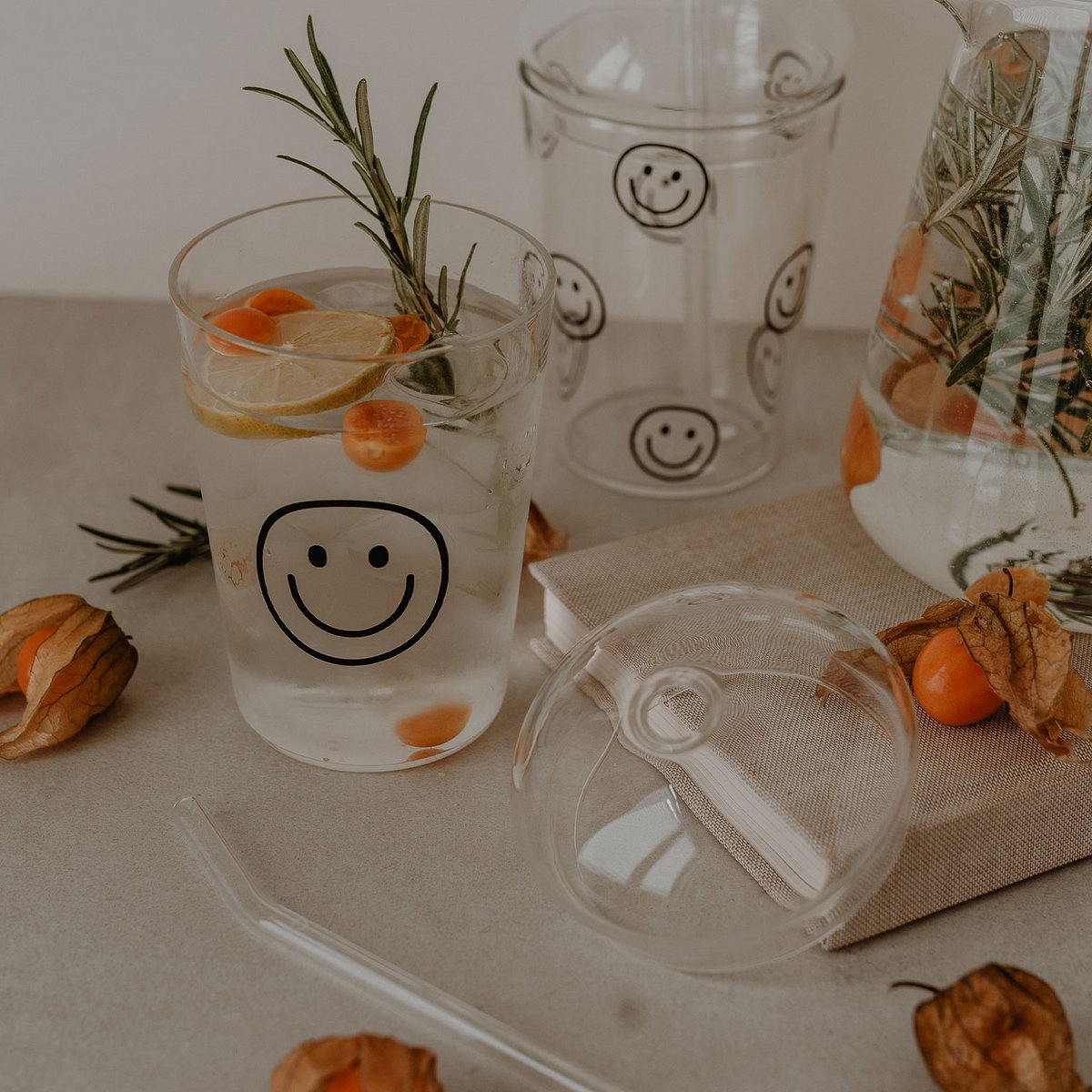 Glass lid for drinking glass (PU = 6 pieces)