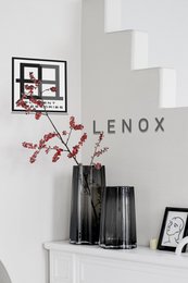 Modern-Classic Luxe vaas, stijlvol design, LENOX 30 Grey