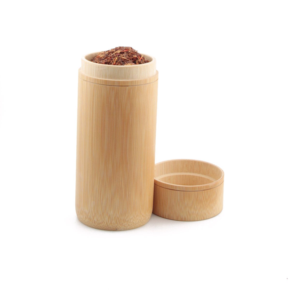 Tubo de almacenamiento de bambú para batidor de Matcha