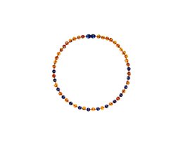 Ambra e lapislazzuli blu - Collana per bambini