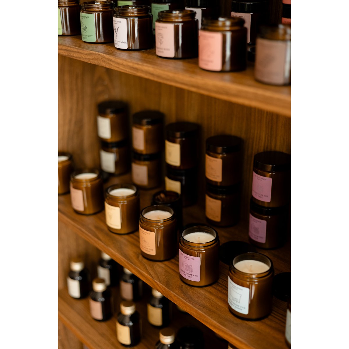 VANILLA Vibe candle - brown glass