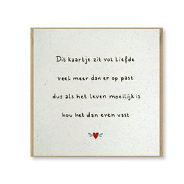Kaart 'Vol liefde'
