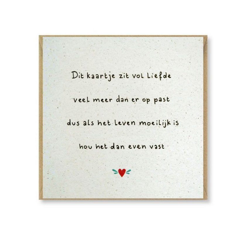 Kaart 'Vol liefde'