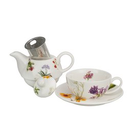 DUO FLOWERS Tea for One, 350ml, COLORS OF NATURE, Giftbox