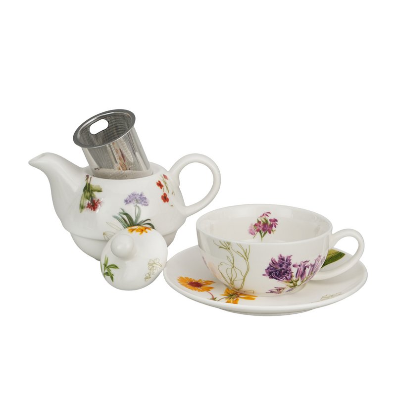 DUO FLOWERS Tea for One, 350ml, COLORS OF NATURE, Giftbox