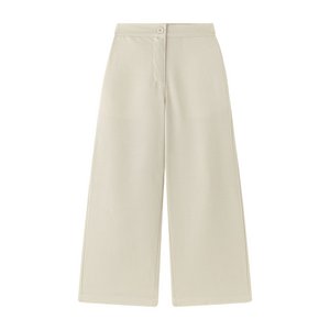 Girl's dress pants 7-12A beige linen with pockets KGV96717