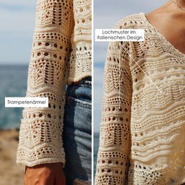 Crop Top all'uncinetto “Milano”