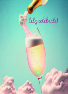 Card Let's celebrate