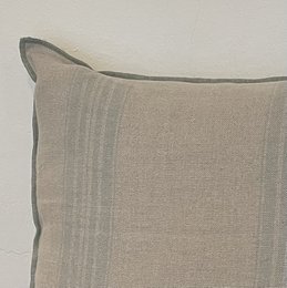 Tablecloth / plaid - linen - 200cm x148cm - striped