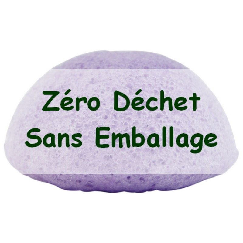 Zero waste konjac natural face in lavender