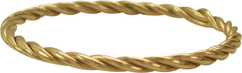 Pierścionek R329 Gold 'Toczenie stali'