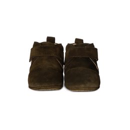 Bottines Classiques En Daim - Vert Mousse