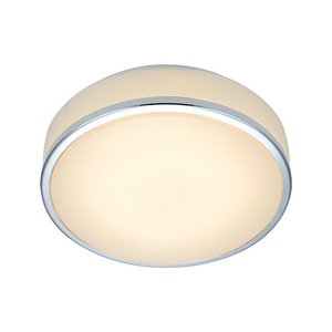 GLOBAL Plafond 22cm Led Weiß/Chrom