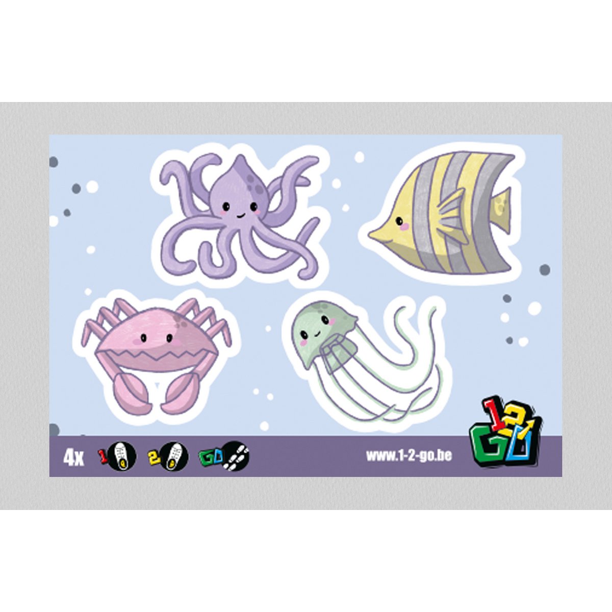 Waterdiertjes - Schoenstickers