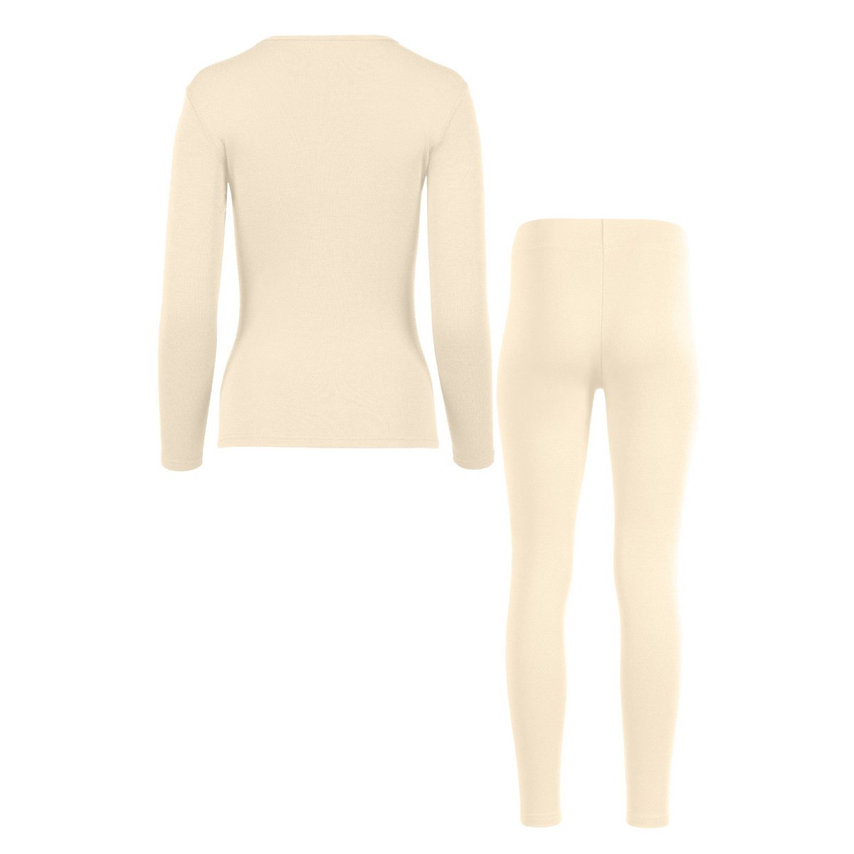 Completo da donna a maniche lunghe e leggings 250 Merino Natural