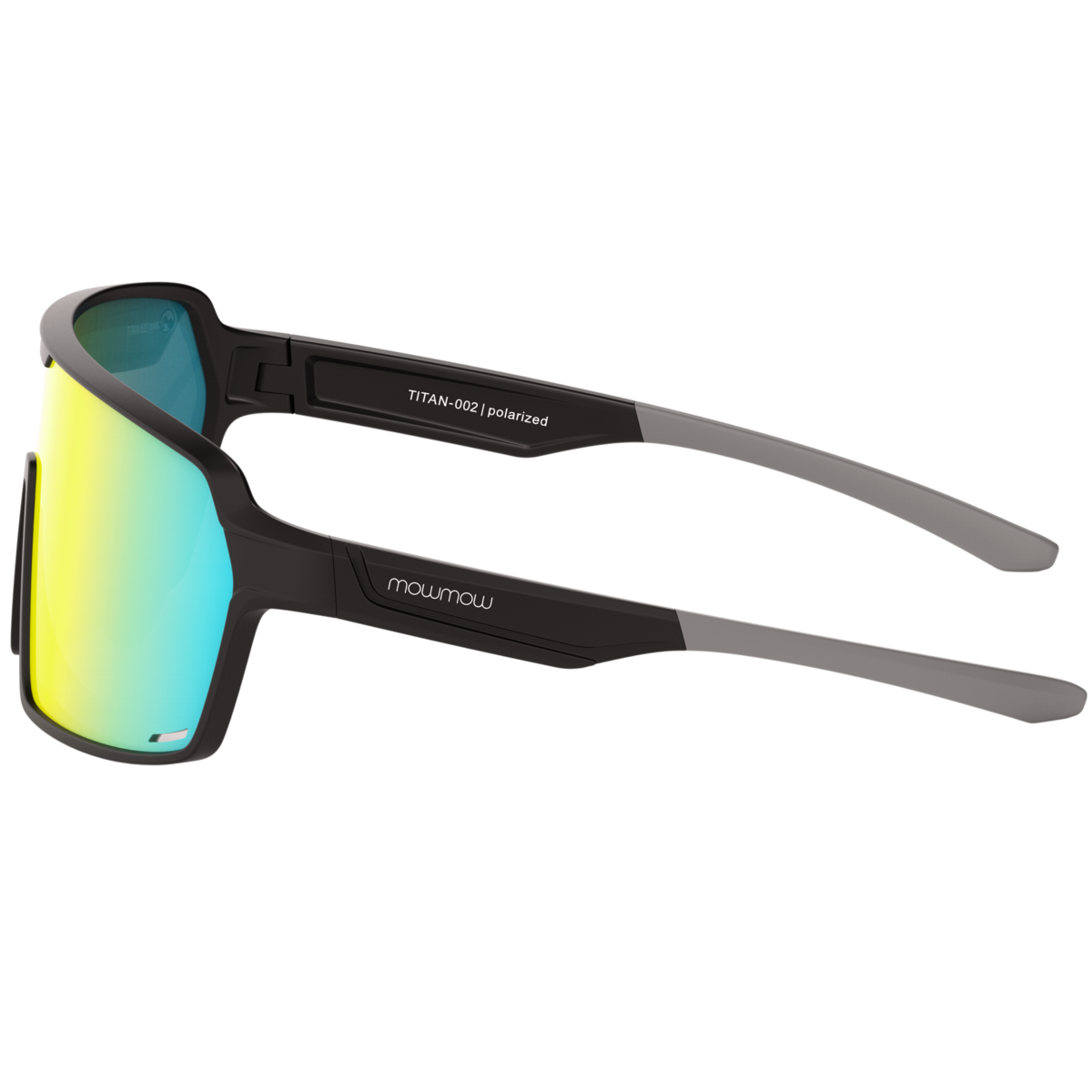 Titan - Cornice nera opaca | lente revo oro