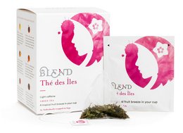 The des Iles (Passionsfrugt grøn te) - 15 Pyramid Box