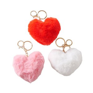 Boltze Home Sleutelhanger hart pluche