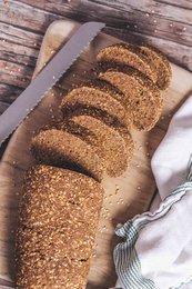 Glutenfreie Maronibrot Backmischung Sesam