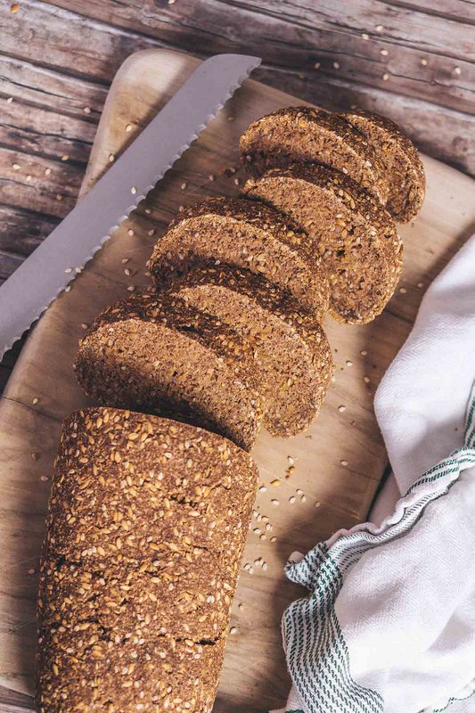 Glutenfreie Maronibrot Backmischung Sesam