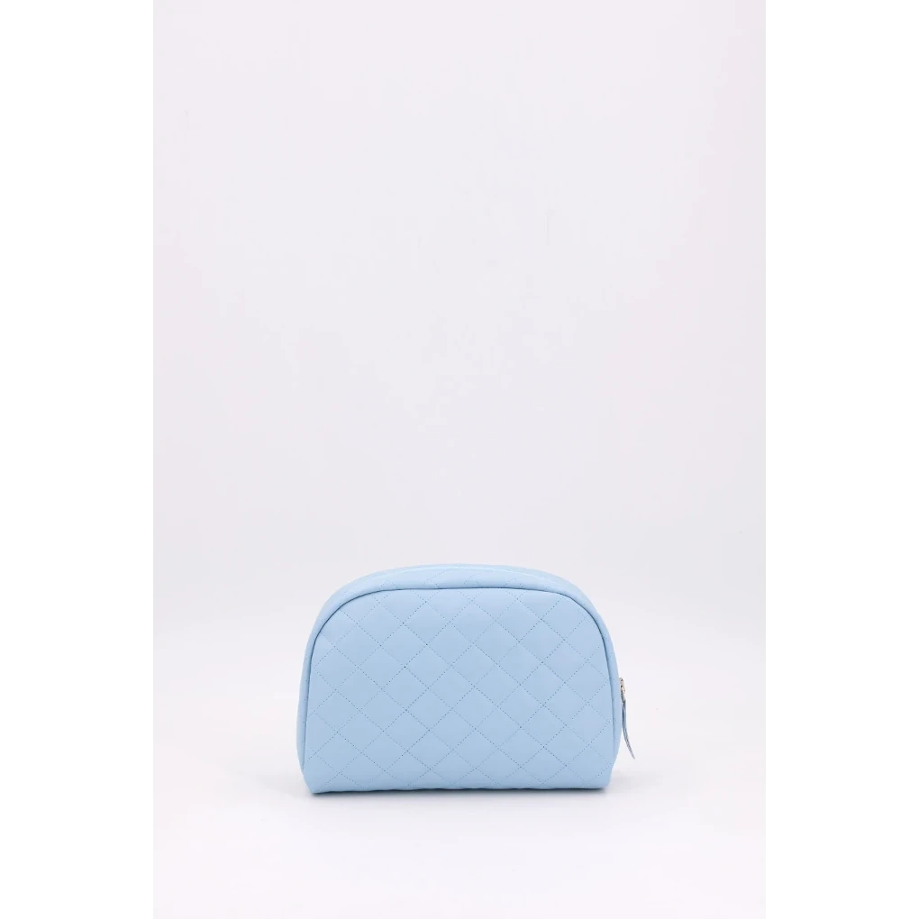 Trousse de toilette brodée matelassée pour bébé, étoile, bleu
