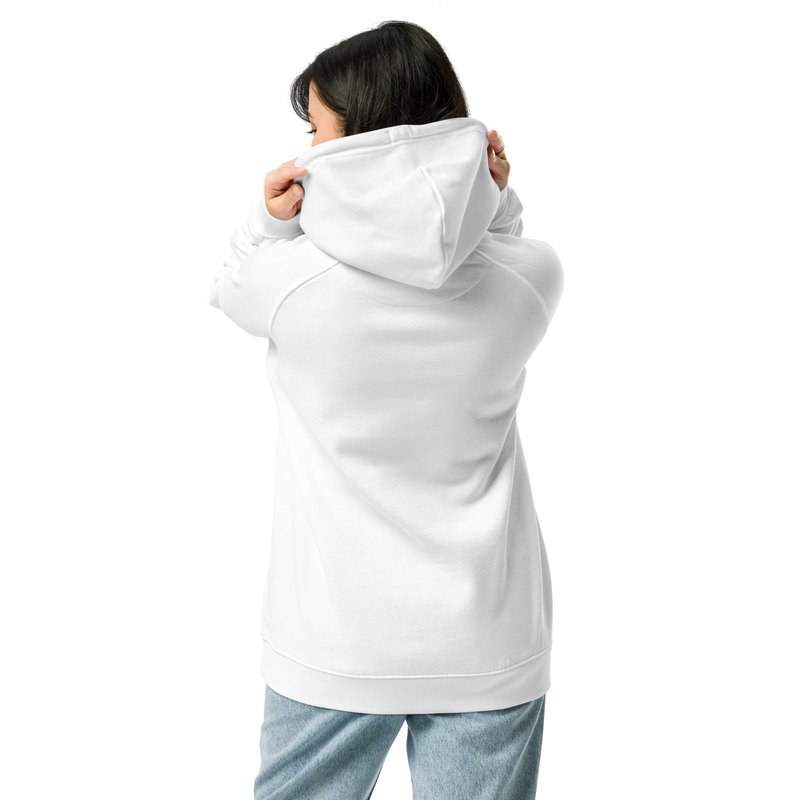 Sweat à capuche raglan biologique unisexe Roses